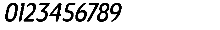 Nsai Pro Rounded Condensed Medium Italic Font OTHER CHARS