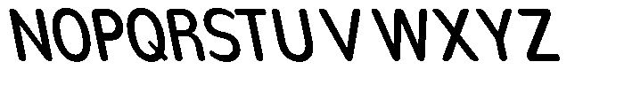 Nsai Pro Rounded Condensed Medium Slanted Font UPPERCASE