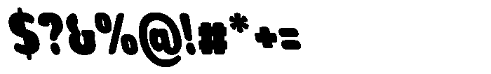 Nsai Pro Rounded Condensed Ultra Slanted Font OTHER CHARS