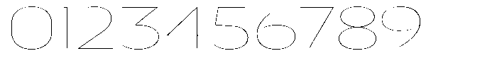Nsai Pro Rounded Expanded Hairline Font OTHER CHARS
