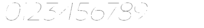 Nsai Pro Rounded Hairline Italic Font OTHER CHARS