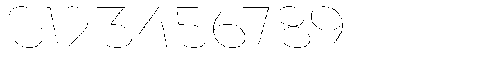 Nsai Pro Rounded Hairline Slanted Font OTHER CHARS