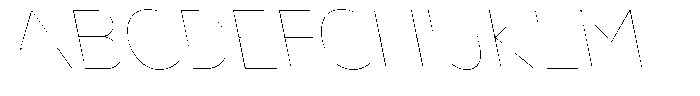 Nsai Pro Rounded Hairline Slanted Font UPPERCASE