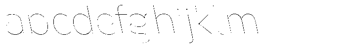 Nsai Pro Rounded Hairline Slanted FONT