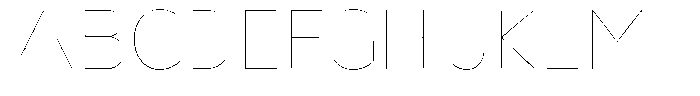 Nsai Pro Rounded Hairline Font UPPERCASE
