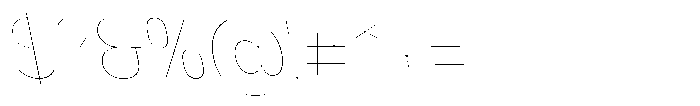 Nsai Pro Rounded Narrow Hairline Slanted Font OTHER CHARS