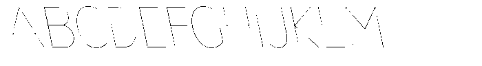 Nsai Pro Rounded Narrow Hairline Slanted Font UPPERCASE