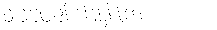 Nsai Pro Rounded Narrow Hairline Slanted FONT