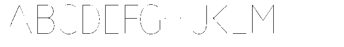 Nsai Pro Rounded Narrow Hairline Font UPPERCASE