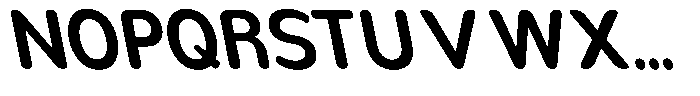 Nsai Pro Rounded Narrow Semi Bold Slanted Font UPPERCASE