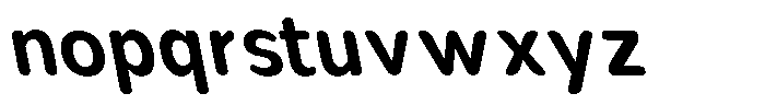 Nsai Pro Rounded Narrow Semi Bold Slanted Font LOWERCASE