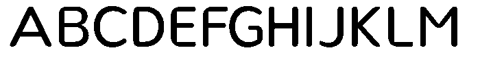 Nsai Pro Rounded Rounded Font UPPERCASE