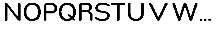 Nsai Pro Rounded Rounded Font UPPERCASE