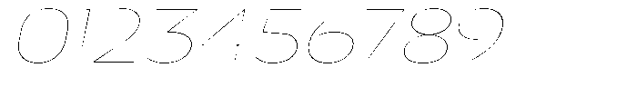 Nsai Pro Rounded Wide Hairline Italic Font OTHER CHARS