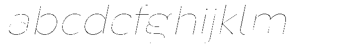 Nsai Pro Rounded Wide Hairline Italic FONT