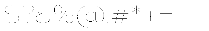 Nsai Pro Wide Hairline Font OTHER CHARS