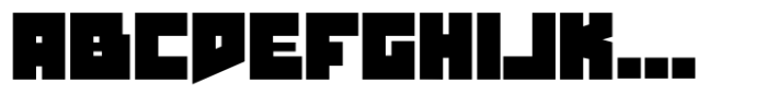 Nsteel Font UPPERCASE