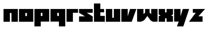 Nsteel Font LOWERCASE