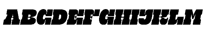 NT Marhaban Black Oblique Font UPPERCASE