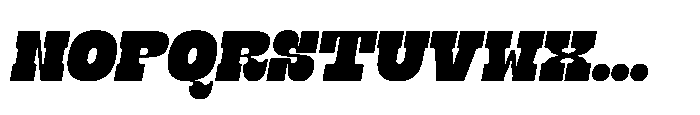 NT Marhaban Black Oblique Font UPPERCASE