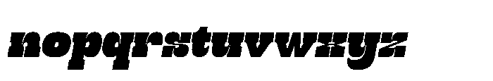 NT Marhaban Black Oblique Font LOWERCASE