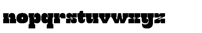 NT Marhaban Black Font LOWERCASE