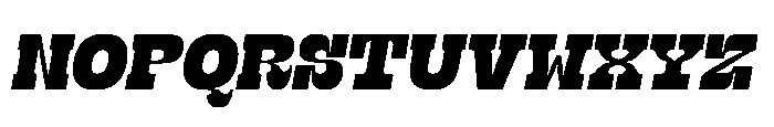 NT Marhaban Bold Oblique Font UPPERCASE