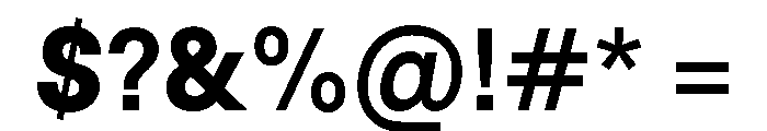 NTBau Black Font OTHER CHARS