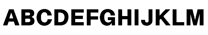 NTBau Black Font UPPERCASE