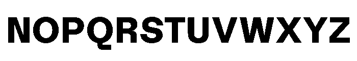 NTBau Black Font UPPERCASE