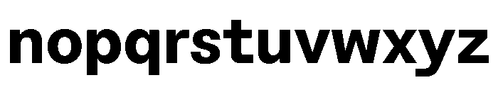 NTBau Black Font LOWERCASE