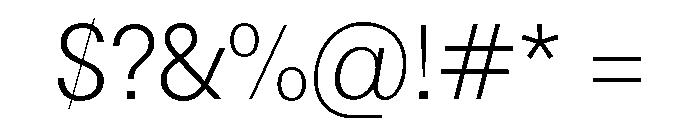 NTBau Light Font OTHER CHARS
