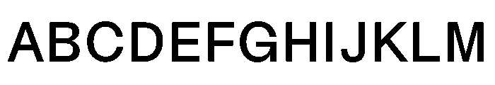 NTBau Medium Font UPPERCASE