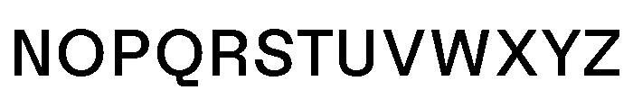 NTBau Medium Font UPPERCASE