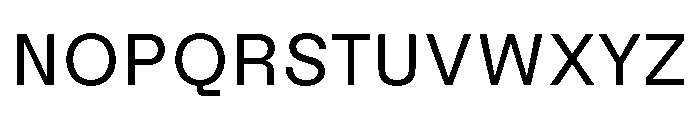 NTBau Regular Font UPPERCASE