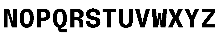 NTBauMono Bold Font UPPERCASE