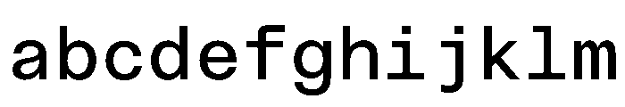 NTBauMono Medium FONT
