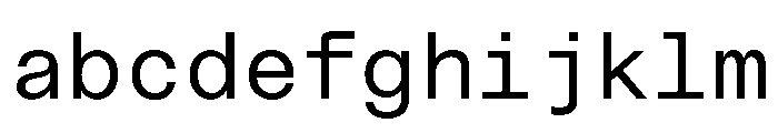 NTBauMono Regular FONT