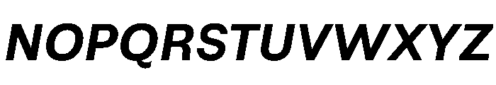 NTDapper BlackItalic Font UPPERCASE