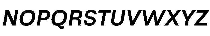 NTDapper BoldItalic Font UPPERCASE