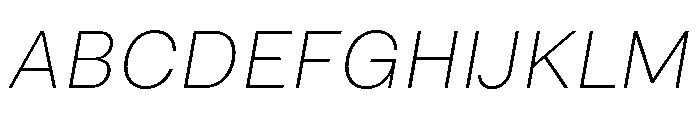 NTDapper ExtraLightItalic Font UPPERCASE