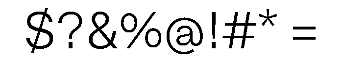 NTDapper Light Font OTHER CHARS
