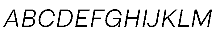 NTDapper LightItalic Font UPPERCASE
