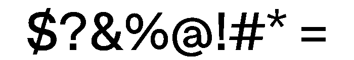 NTDapper Medium Font OTHER CHARS