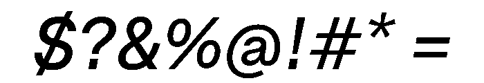 NTDapper MediumItalic Font OTHER CHARS
