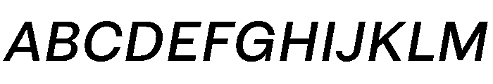 NTDapper MediumItalic Font UPPERCASE