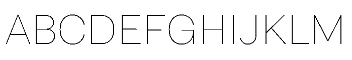 NTDapper Thin Font UPPERCASE