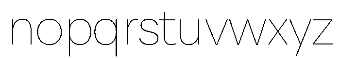 NTDapper Thin Font LOWERCASE