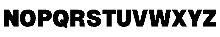 NTNeuss Black Font UPPERCASE
