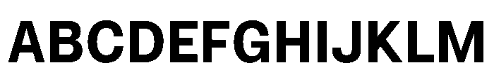 NTNeuss Bold Font UPPERCASE